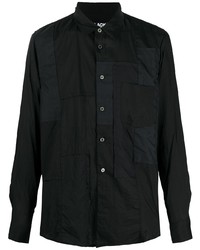 Chemise à manches longues noire Black Comme Des Garçons