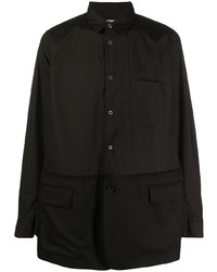 Chemise à manches longues noire Black Comme Des Garçons