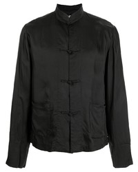 Chemise à manches longues noire Black Comme Des Garçons