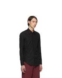 Chemise à manches longues noire Maison Margiela