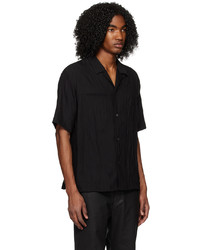 Chemise à manches longues noire XLIM