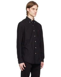 Chemise à manches longues noire Polo Ralph Lauren