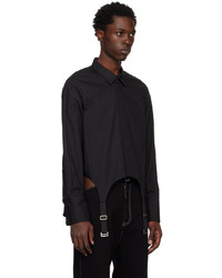 Chemise à manches longues noire Dion Lee