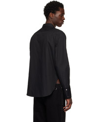 Chemise à manches longues noire Dion Lee