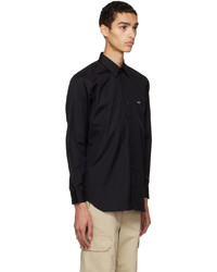 Chemise à manches longues noire Comme Des Garcons Play