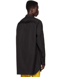 Chemise à manches longues noire Rick Owens