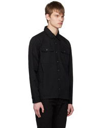 Chemise à manches longues noire Ksubi