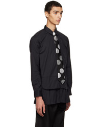 Chemise à manches longues noire Comme Des Garcons SHIRT