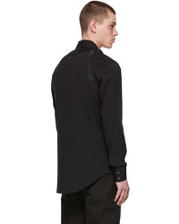 Chemise à manches longues noire Alexander McQueen