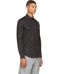 Chemise à manches longues noire Acne Studios