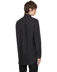 Chemise à manches longues noire Yuki Hashimoto