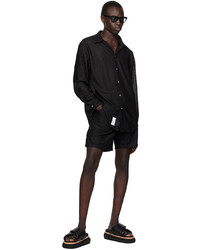 Chemise à manches longues noire 4SDESIGNS