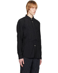 Chemise à manches longues noire Comme des Garcons Homme Deux