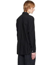 Chemise à manches longues noire Comme des Garcons Homme Deux