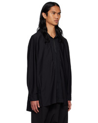 Chemise à manches longues noire White Mountaineering