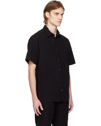 Chemise à manches longues noire A.P.C.