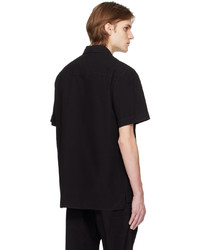 Chemise à manches longues noire A.P.C.