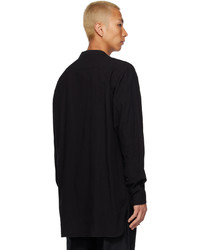 Chemise à manches longues noire COMMAS