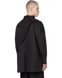 Chemise à manches longues noire Aenrmòus