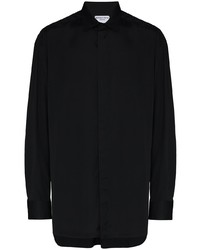 Chemise à manches longues noire Bottega Veneta