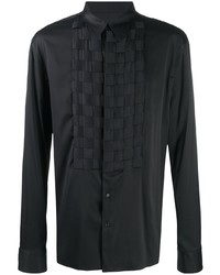 Chemise à manches longues noire Bottega Veneta