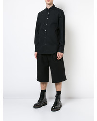 Chemise à manches longues noire Sacai