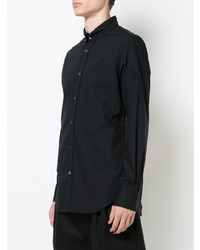 Chemise à manches longues noire Sacai