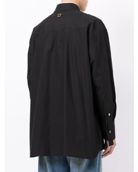 Chemise à manches longues noire Wooyoungmi