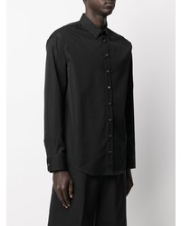 Chemise à manches longues noire DSQUARED2