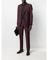 Chemise à manches longues noire Ermenegildo Zegna