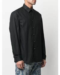 Chemise à manches longues noire 424