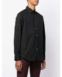 Chemise à manches longues noire Paul Smith