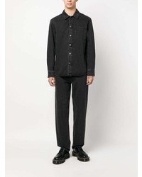 Chemise à manches longues noire A.P.C.