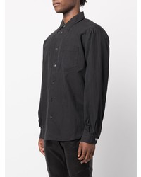 Chemise à manches longues noire John Elliott