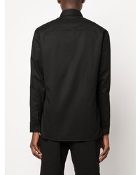 Chemise à manches longues noire Karl Lagerfeld