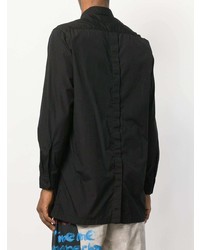 Chemise à manches longues noire Yohji Yamamoto