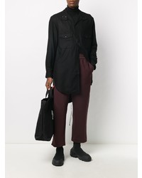 Chemise à manches longues noire Y-3