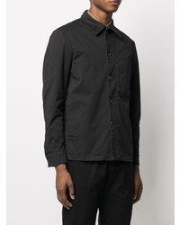 Chemise à manches longues noire Barena