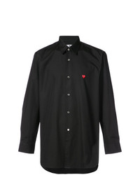 Chemise à manches longues noire Comme Des Garcons Play