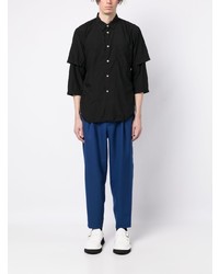 Chemise à manches longues noire Comme des Garcons Homme Deux