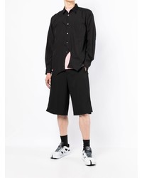 Chemise à manches longues noire Comme Des Garcons Homme Plus