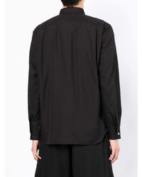 Chemise à manches longues noire Comme Des Garcons Homme Plus