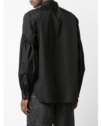 Chemise à manches longues noire Comme Des Garcons Homme Plus