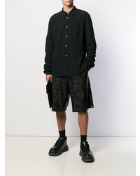 Chemise à manches longues noire Comme Des Garcons Homme Plus