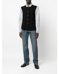 Chemise à manches longues noire Comme Des Garcons Homme Plus