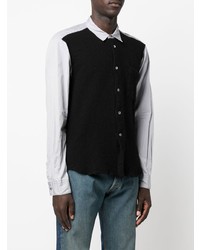 Chemise à manches longues noire Comme Des Garcons Homme Plus