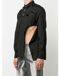 Chemise à manches longues noire Comme Des Garcons Homme Plus