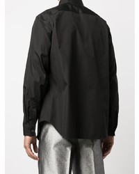 Chemise à manches longues noire Comme Des Garcons Homme Plus