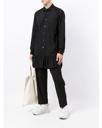 Chemise à manches longues noire Comme Des Garcons Homme Plus