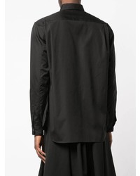 Chemise à manches longues noire Comme Des Garcons Homme Plus